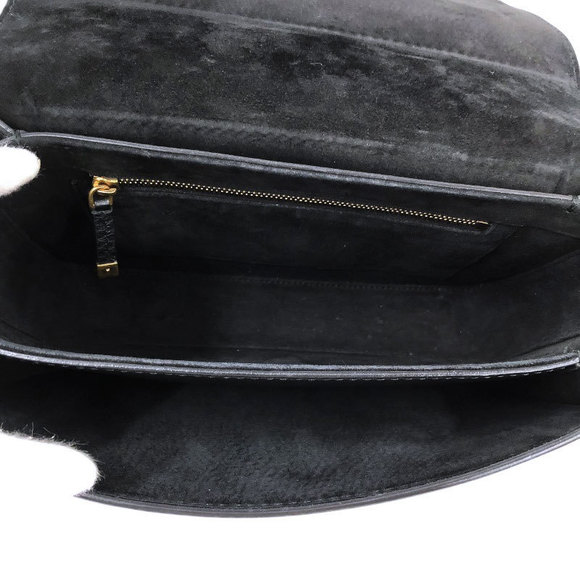 Christian Dior Evolution Shoulder Bag Leather Black - Picture 6 of 12